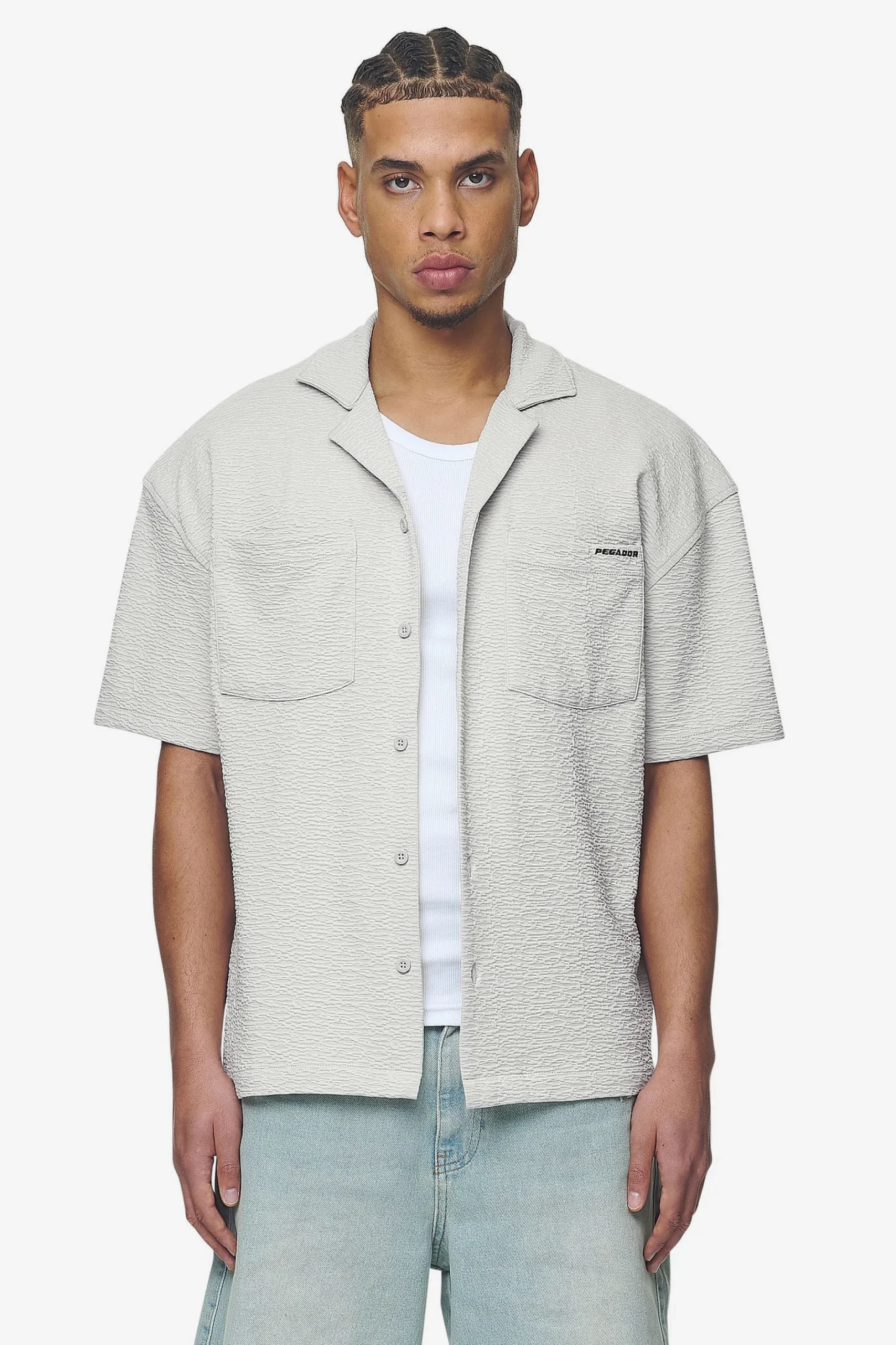 Pegador Shirts|Acado Summer Shirt Pearl grey