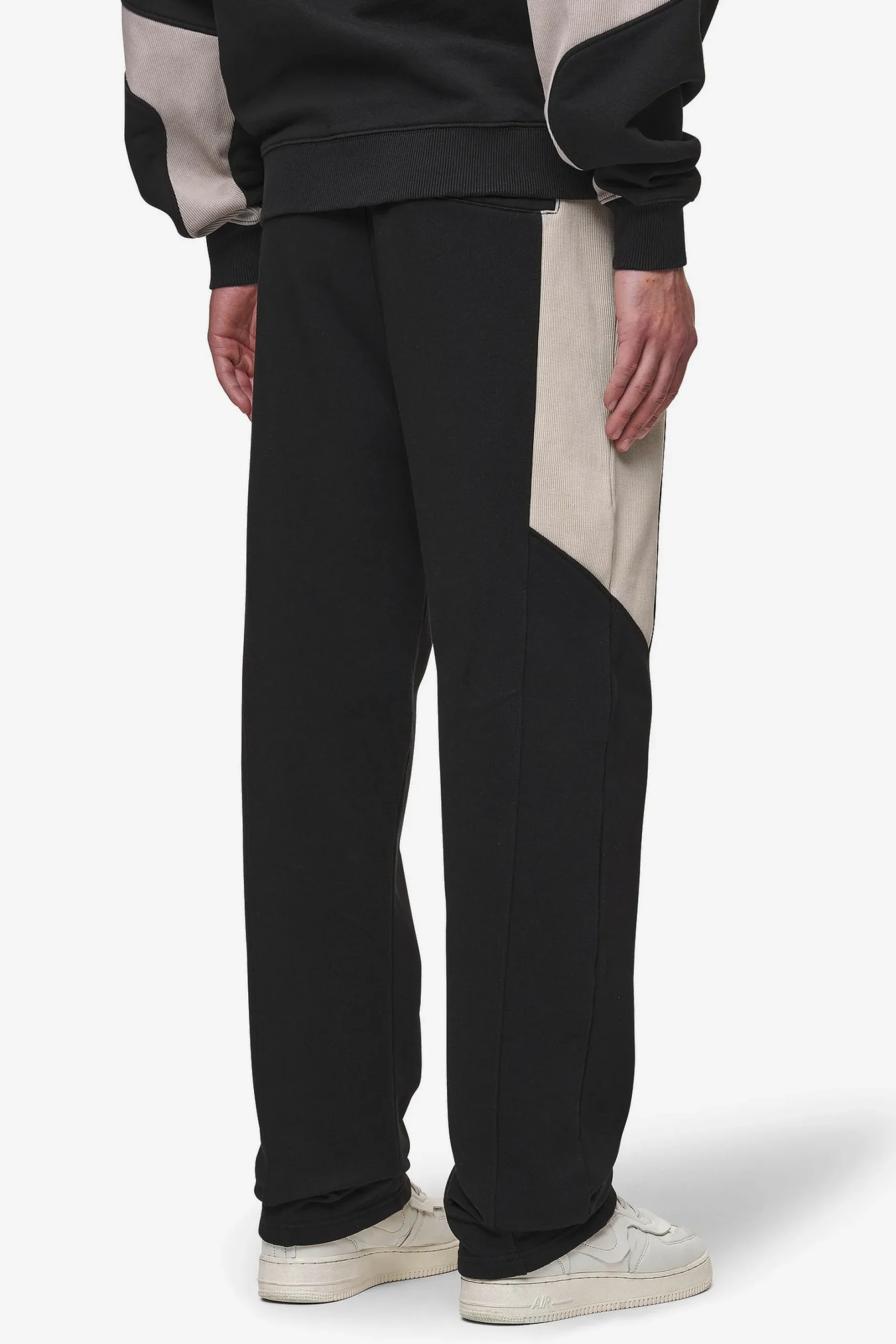 Pegador Pants & Joggers|Aderno Wide Sweat Pants Washed Black Light Beige