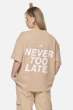 Pegador Tees|Airville Heavy Oversized Tee Washed Safari Sand