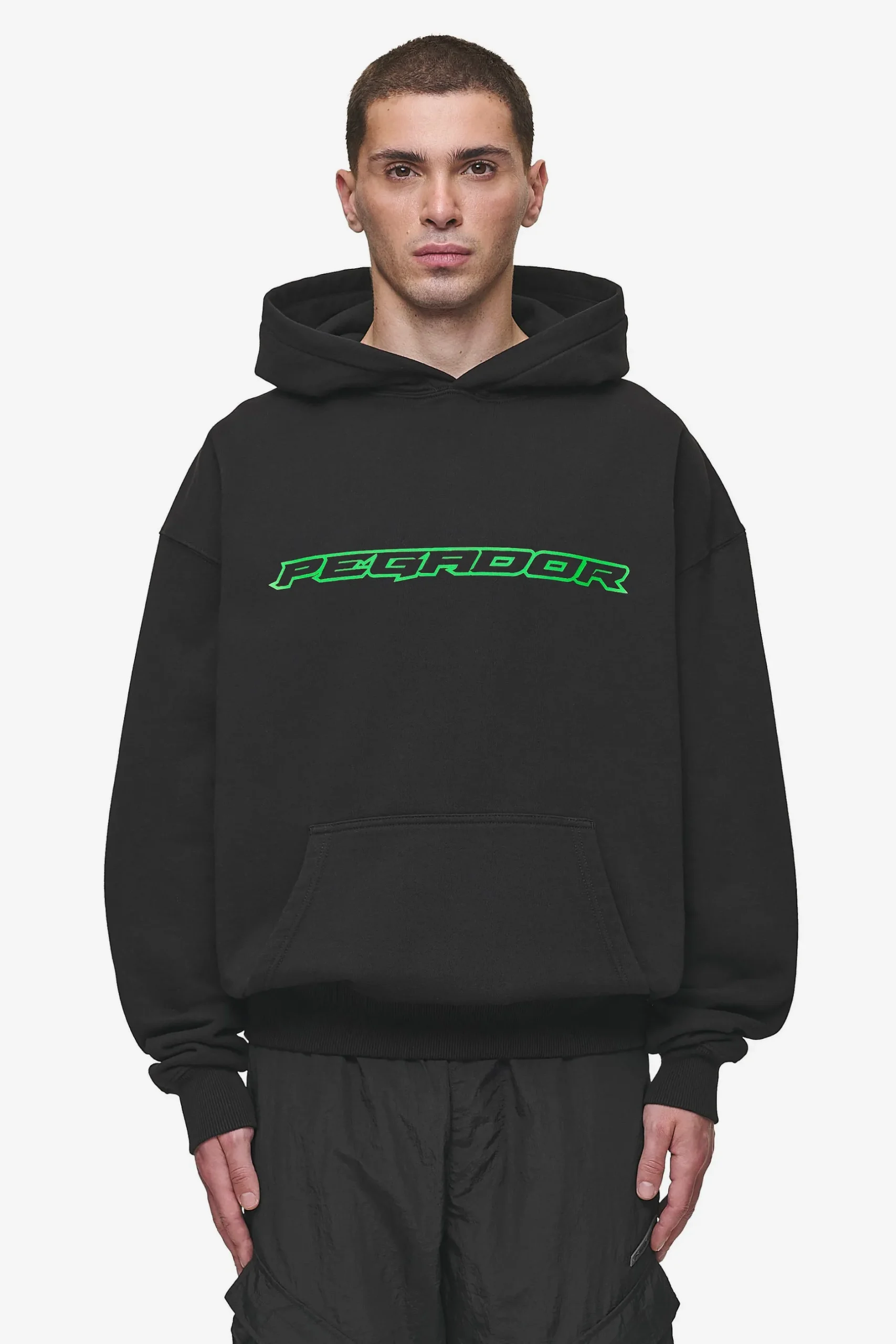 Pegador Hoodies|Alden Oversized Hoodie Washed Black