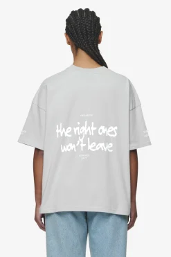 Pegador Tees|Aleja Heavy Oversized Tee Washed sky grey