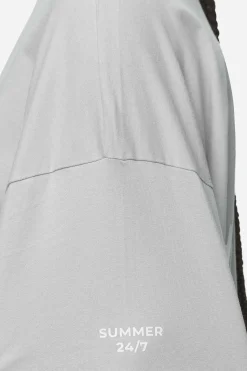 Pegador Tees|Aleja Heavy Oversized Tee Washed sky grey