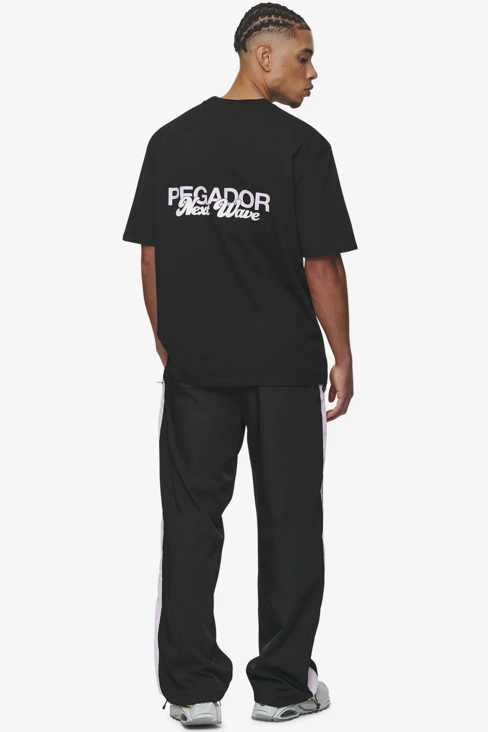 Pegador Tees|Aleso Oversized Tee Washed black