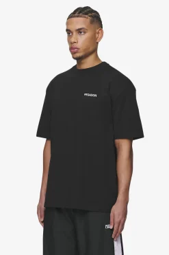 Pegador Tees|Aleso Oversized Tee Washed black