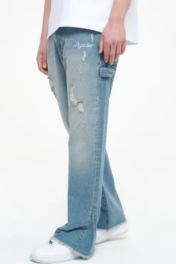 Pegador Jeans|Alma Flared Jeans Washed Light Blue
