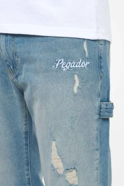 Pegador Jeans|Alma Flared Jeans Washed Light Blue
