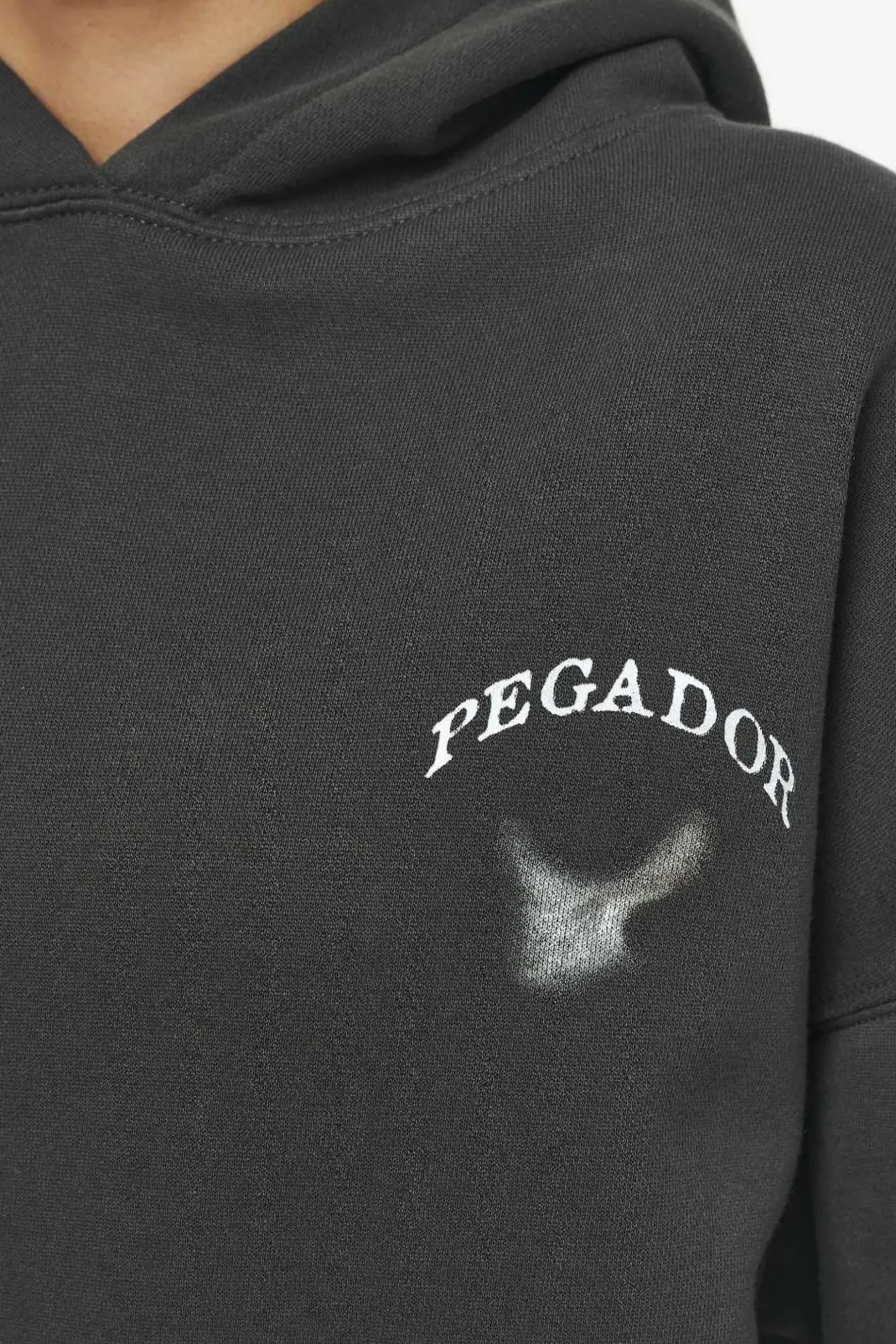 Pegador Hoodies|Angel Oversized Hoodie Vintage Washed Iron Grey