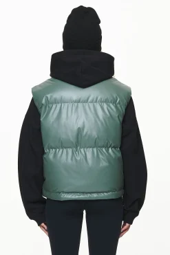 Pegador Vests|Angel Puffer Vest Garden Green
