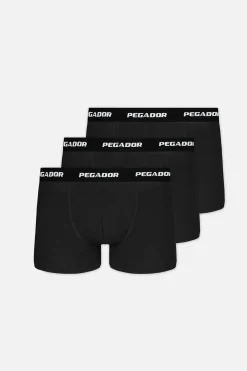Pegador Underwear|Ango Boxershorts 3 Pack Black Black