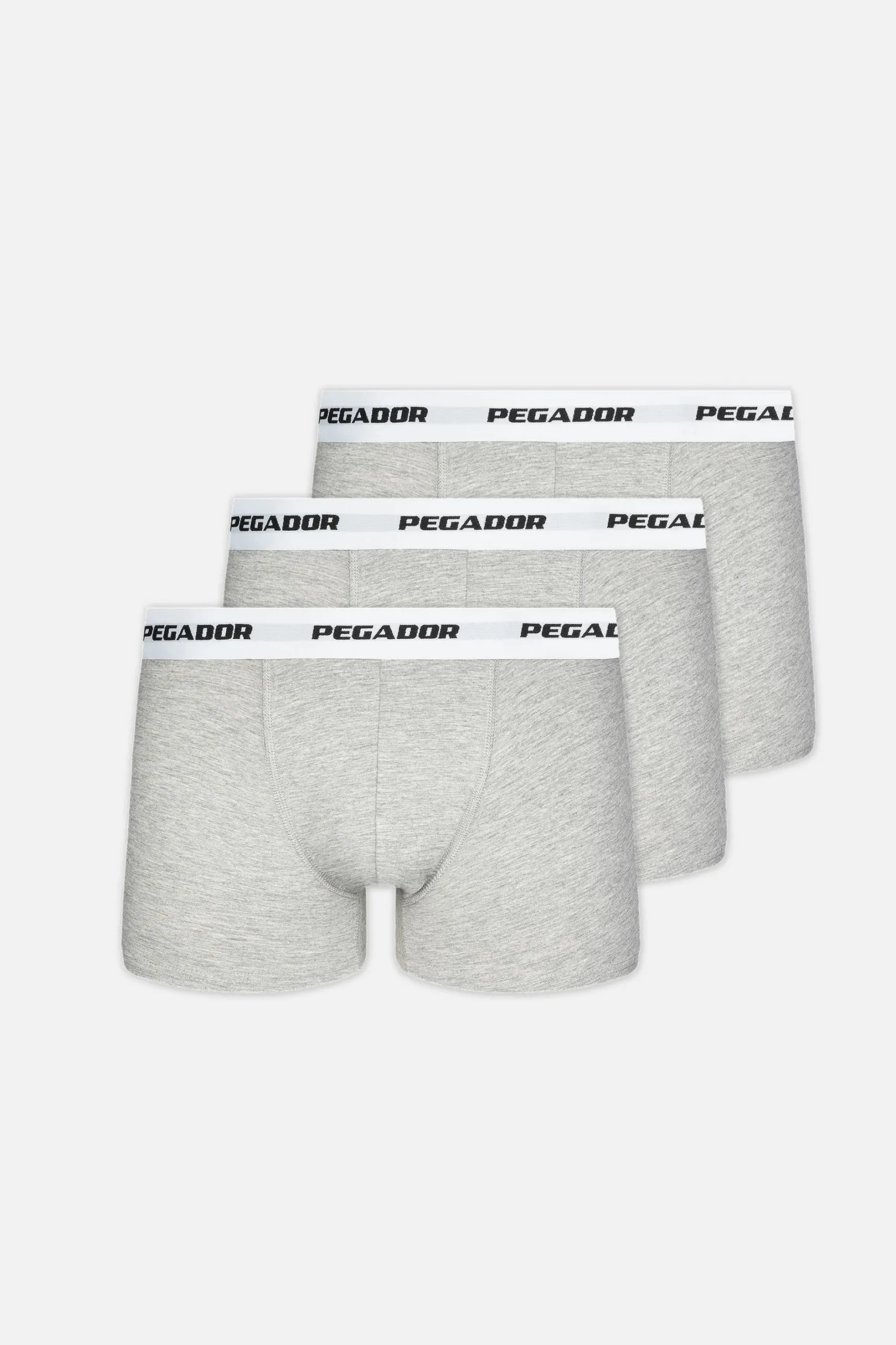 Pegador Underwear|Ango Boxershorts 3 Pack Grey Melange White