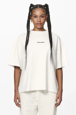 Pegador Tees|Arendal Logo Heavy Oversized Tee Washed Salty Cream