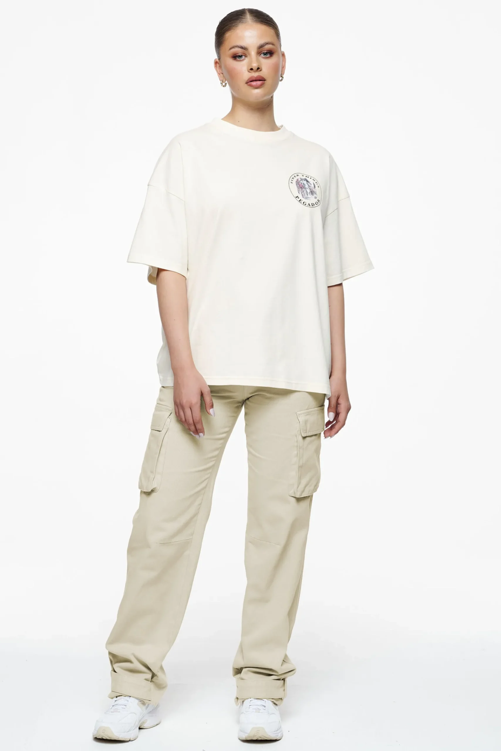 Pegador Pants|Arlia Wide Cargo Pants Espresso
