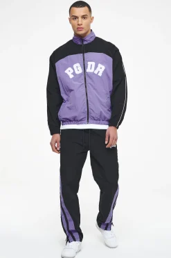 Pegador Track Jackets|Ascot Track Jacket Black Magic Violet