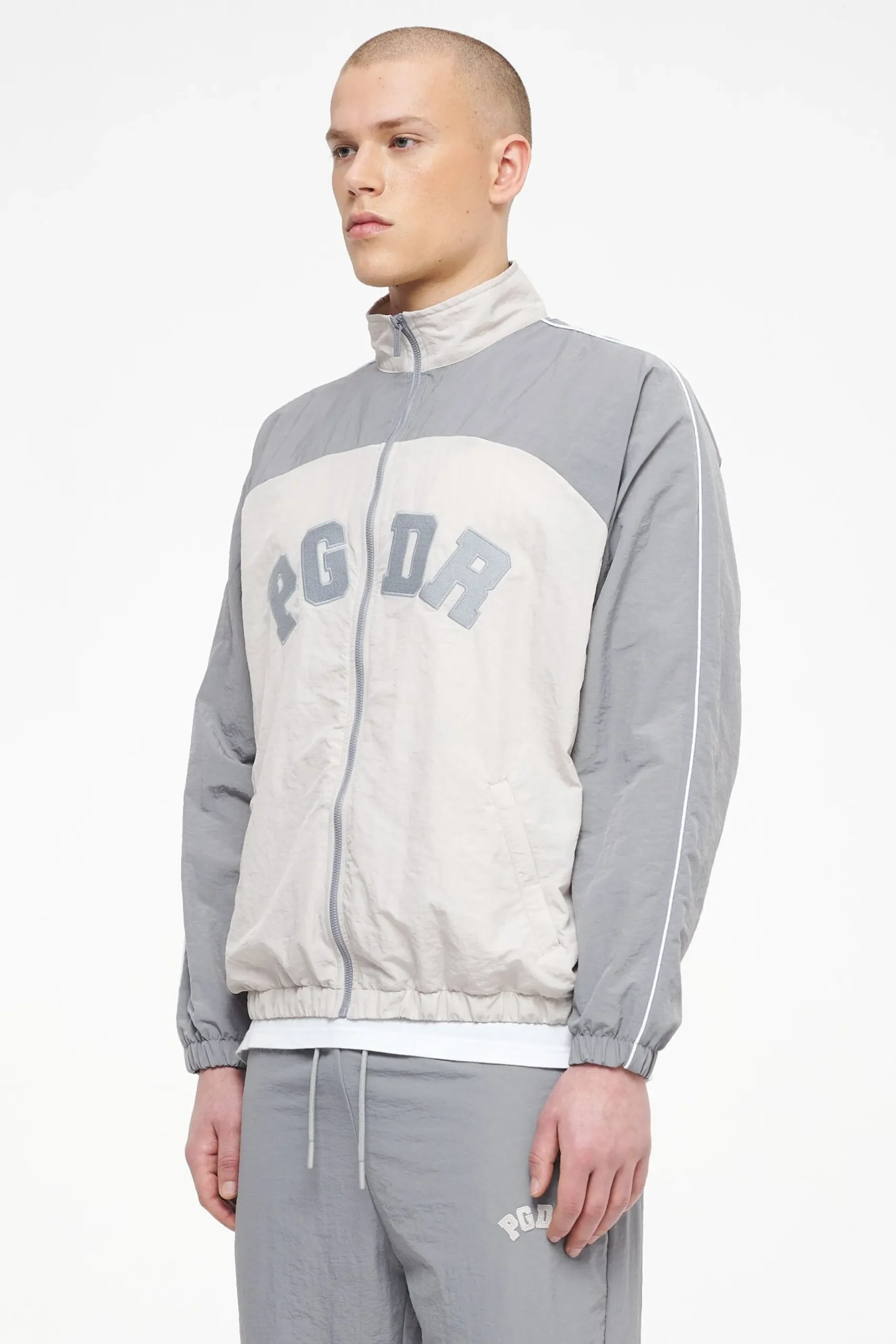 Pegador Track Jackets|Ascot Track Jacket Dusk Grey Angels Cream