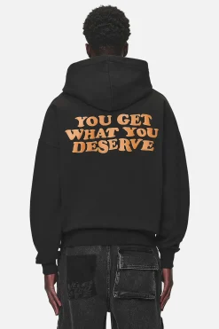 Pegador Hoodies|Zip Hoodies|Astor Boxy Sweat Jacket Washed Black