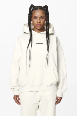 Pegador Hoodies|Atna Logo Oversized Hoodie Washed Salty Cream