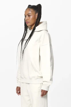 Pegador Hoodies|Atna Logo Oversized Hoodie Washed Salty Cream