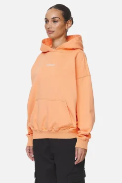 Pegador Hoodies|Atna Logo Oversized Hoodie  Washed Apricot White