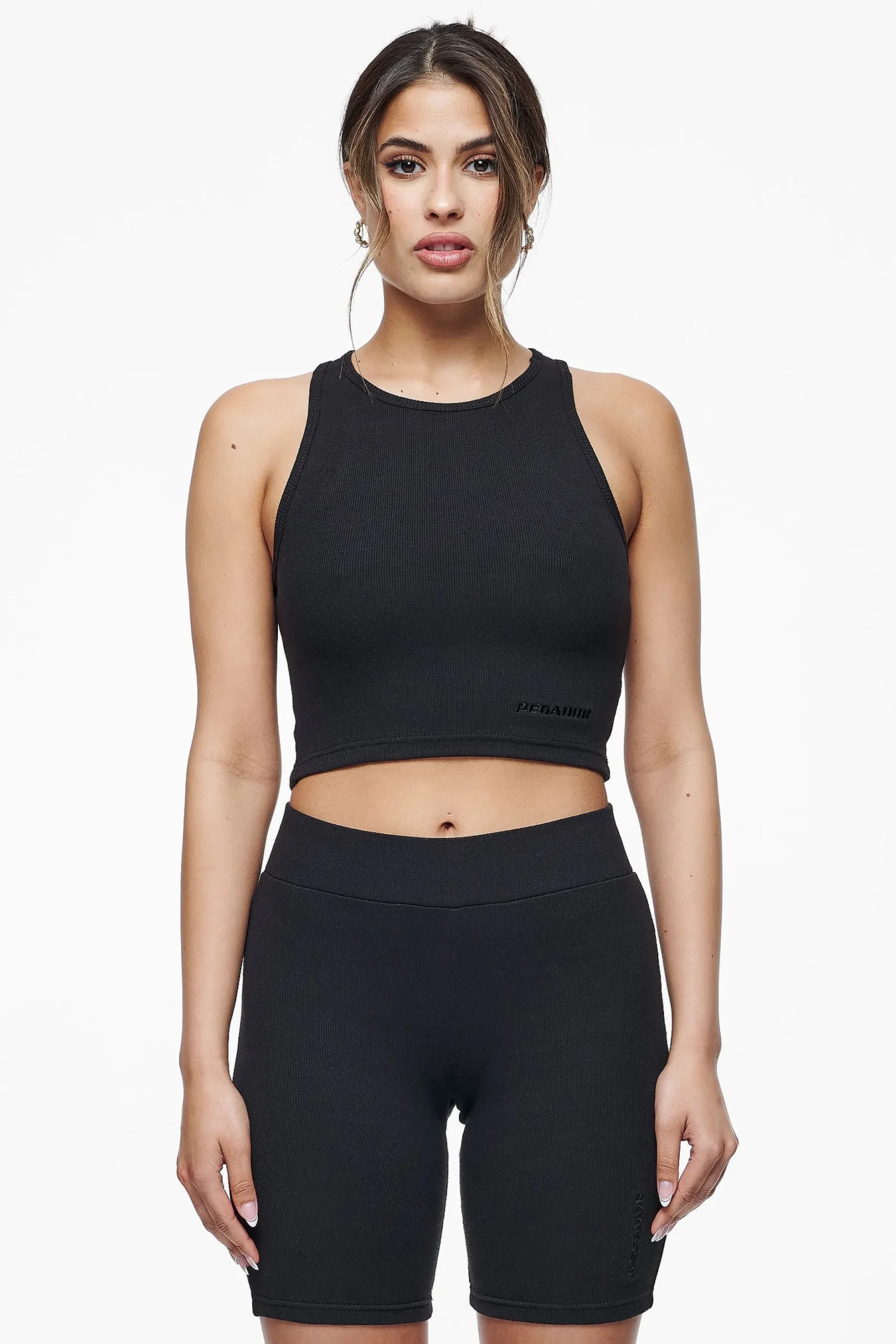 Pegador Tops|Ayla Crop Top Black