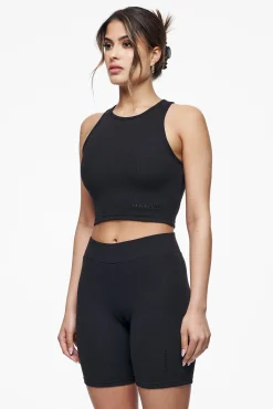 Pegador Tops|Ayla Crop Top Black