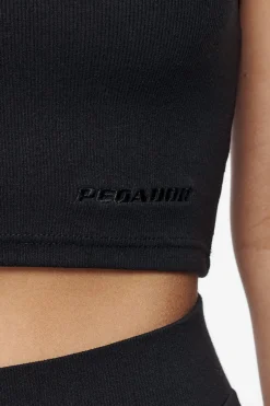 Pegador Tops|Ayla Crop Top Black