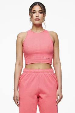 Pegador Tops|Ayla Crop Top Vintage Washed Strawberry