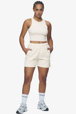 Pegador Tops|Ayla Crop Top White Washed coast sand