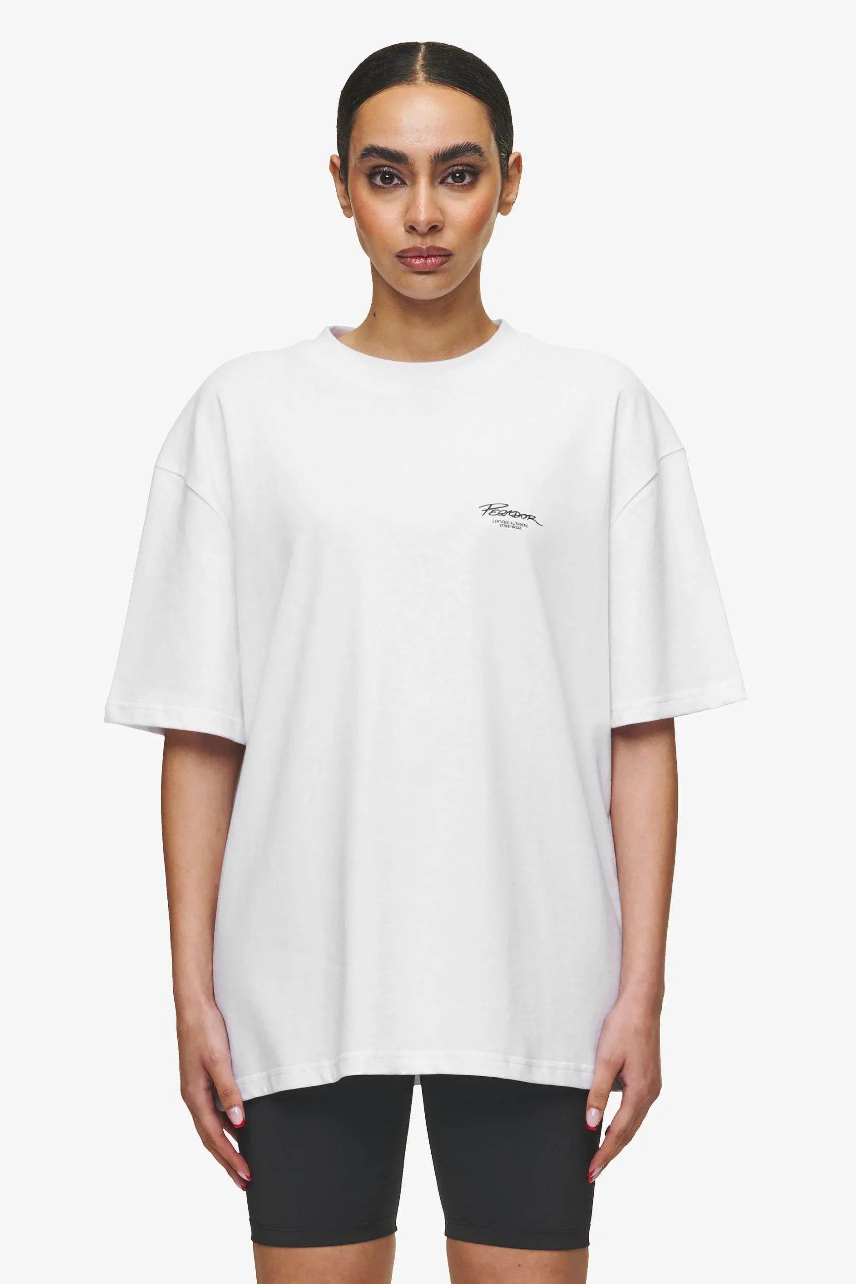 Pegador Tees|Banberry Oversized Tee White