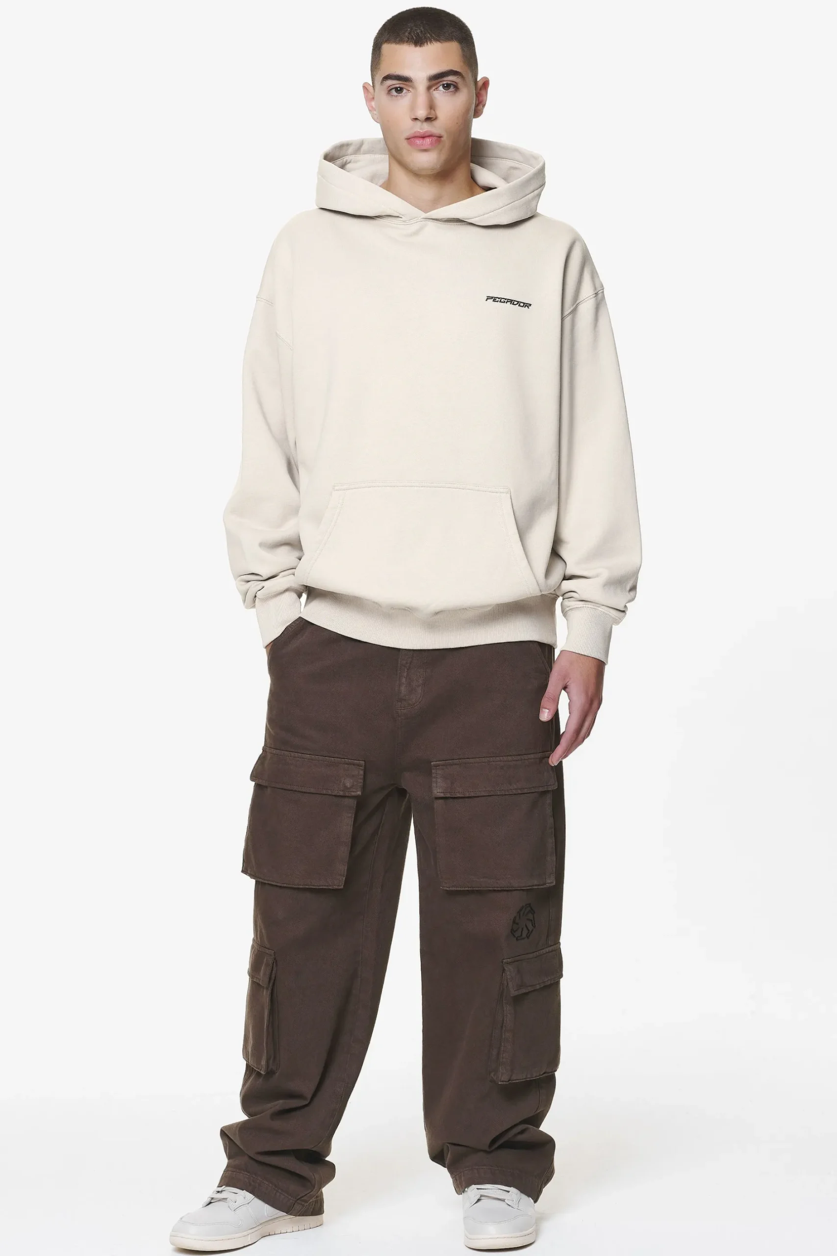 Pegador Cargos|Bantam Wide Cargo Pants Oak Brown