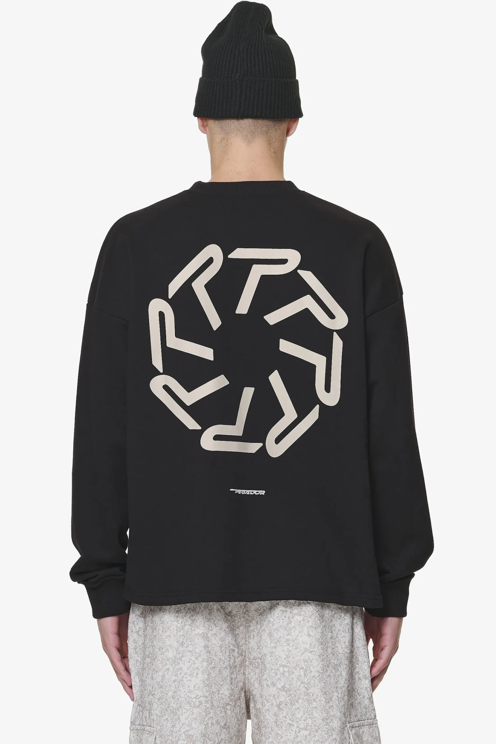 Pegador Longsleeves|Barone Oversized Longsleeve Black