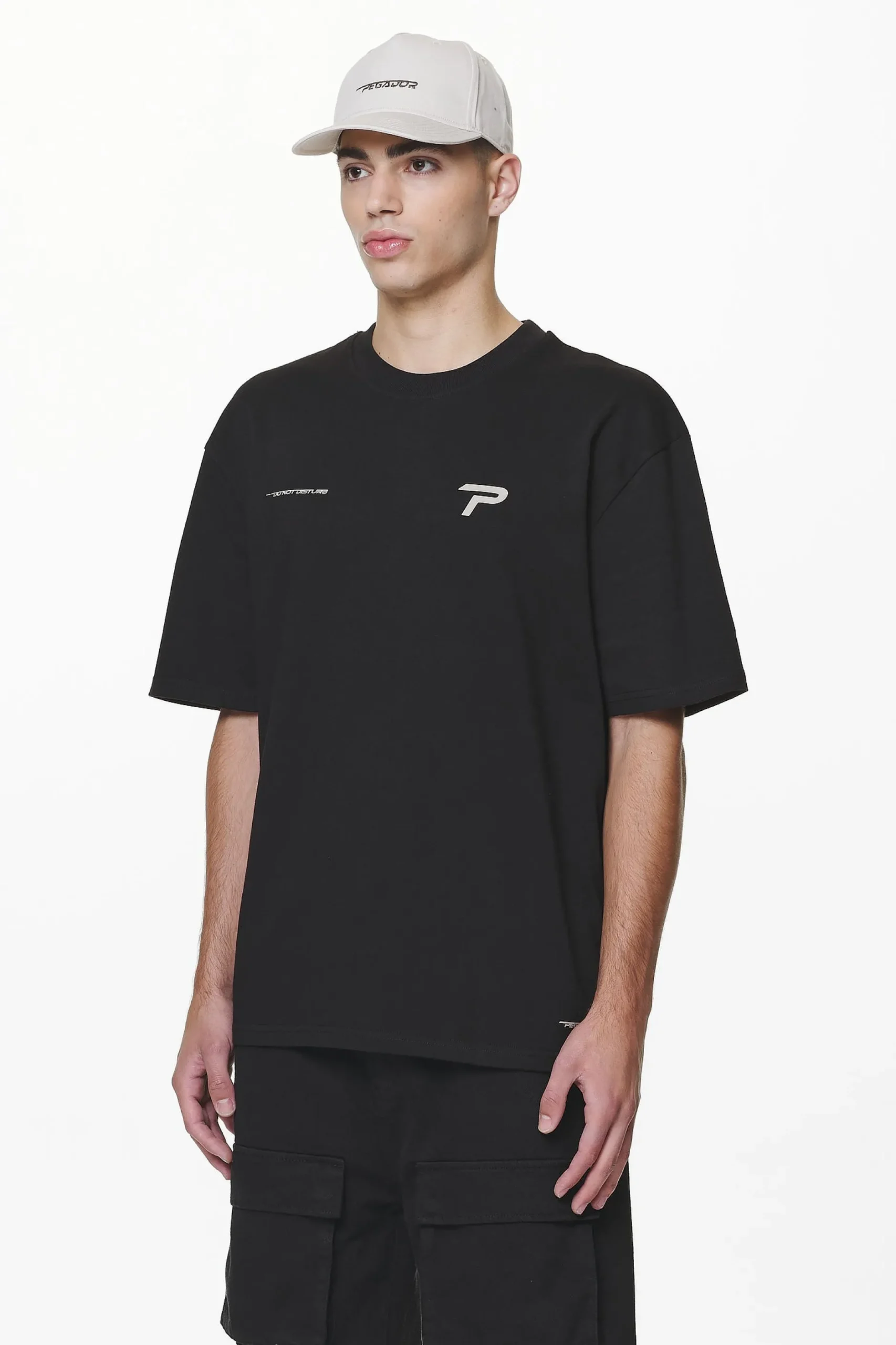 Pegador Tees|Barone Oversized Tee Black