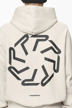 Pegador Hoodies|Barone Raglan Hoodie Washed Dust Cream