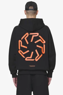 Pegador Hoodies|Zip Hoodies|Barone Raglan Sweat Jacket Black