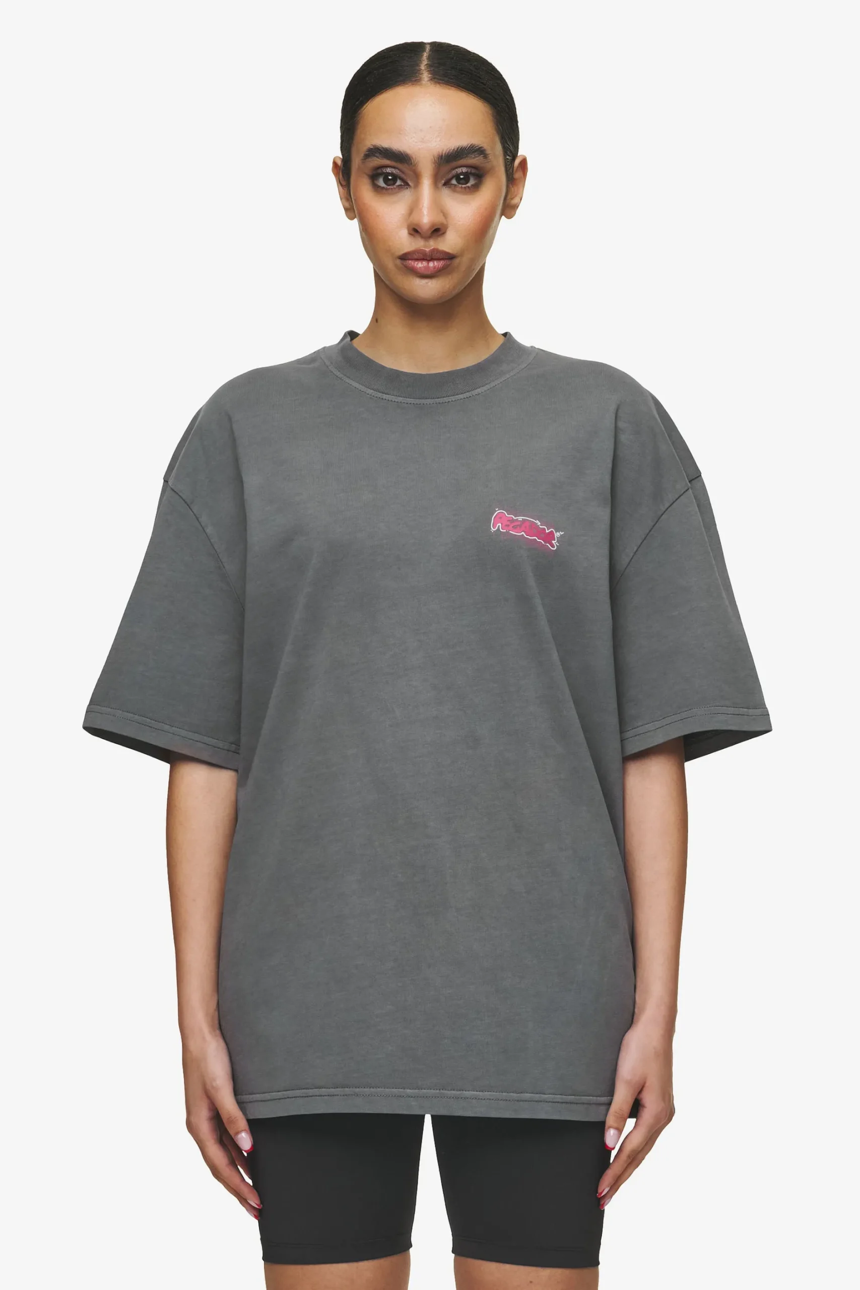 Pegador Tees|Barret Oversized Tee Vintage grey