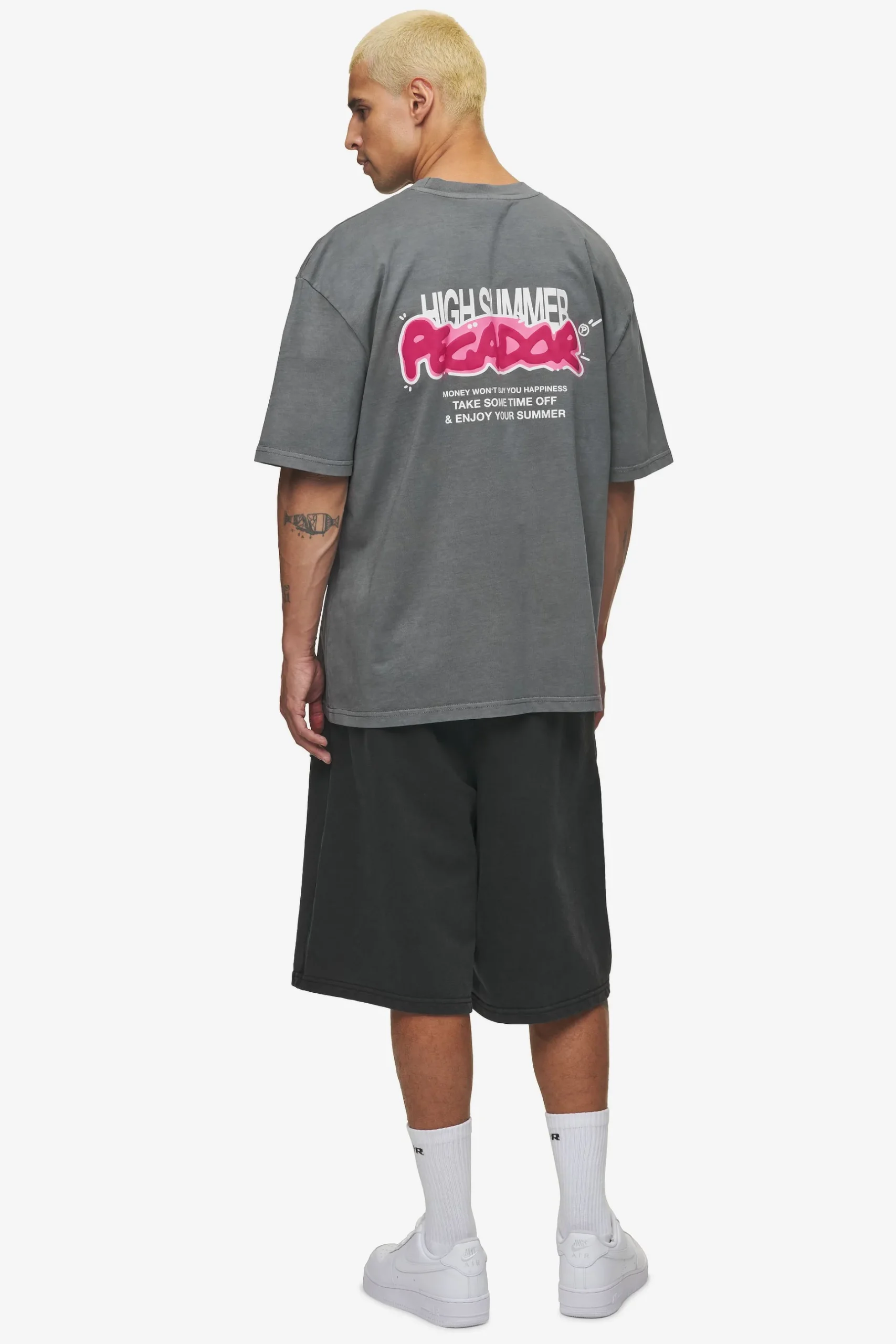 Pegador Tees|Barret Oversized Tee Vintage grey