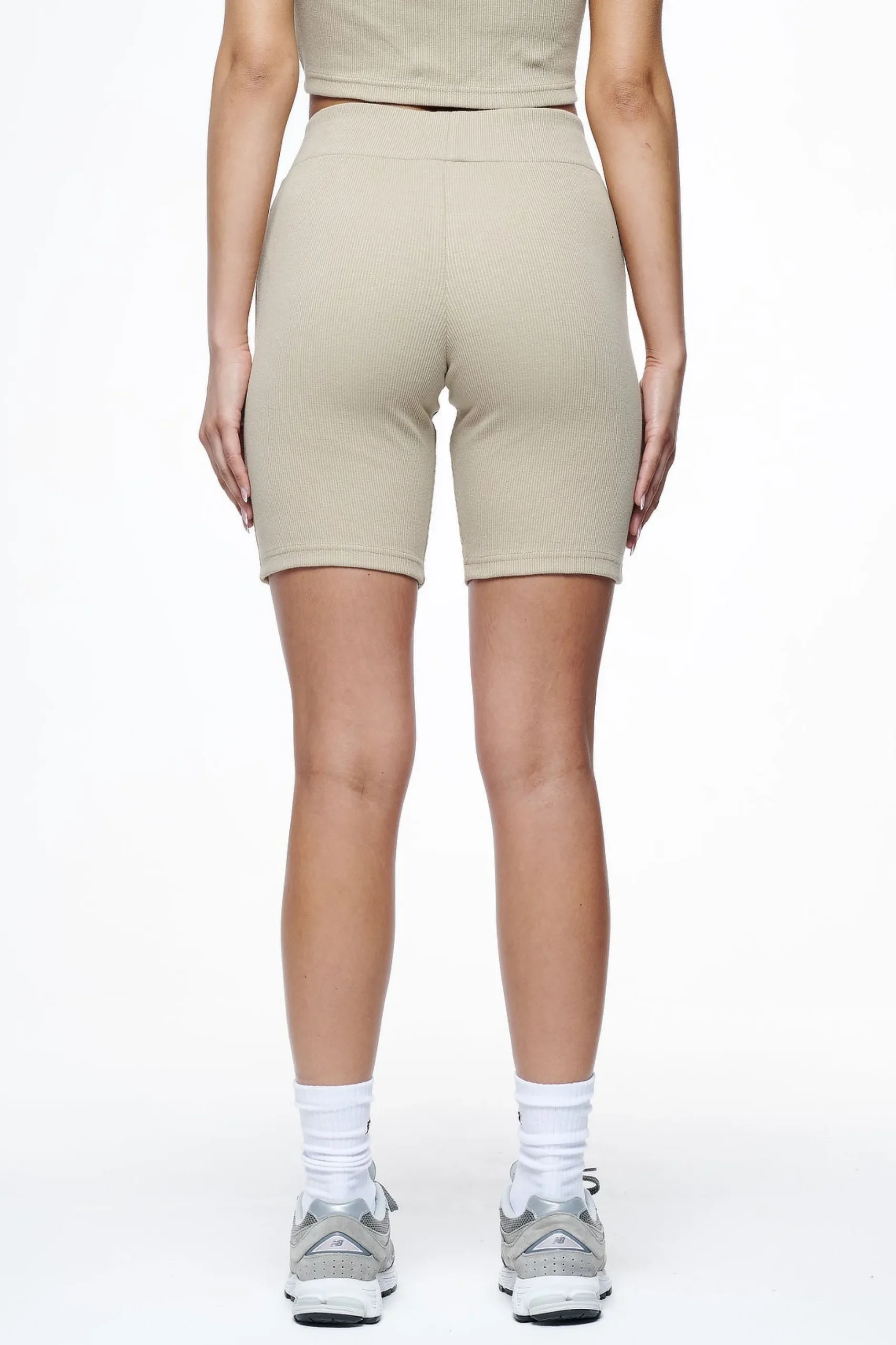 Pegador Shorts|Barrie Rib Biker Shorts Vintage Washed Espresso
