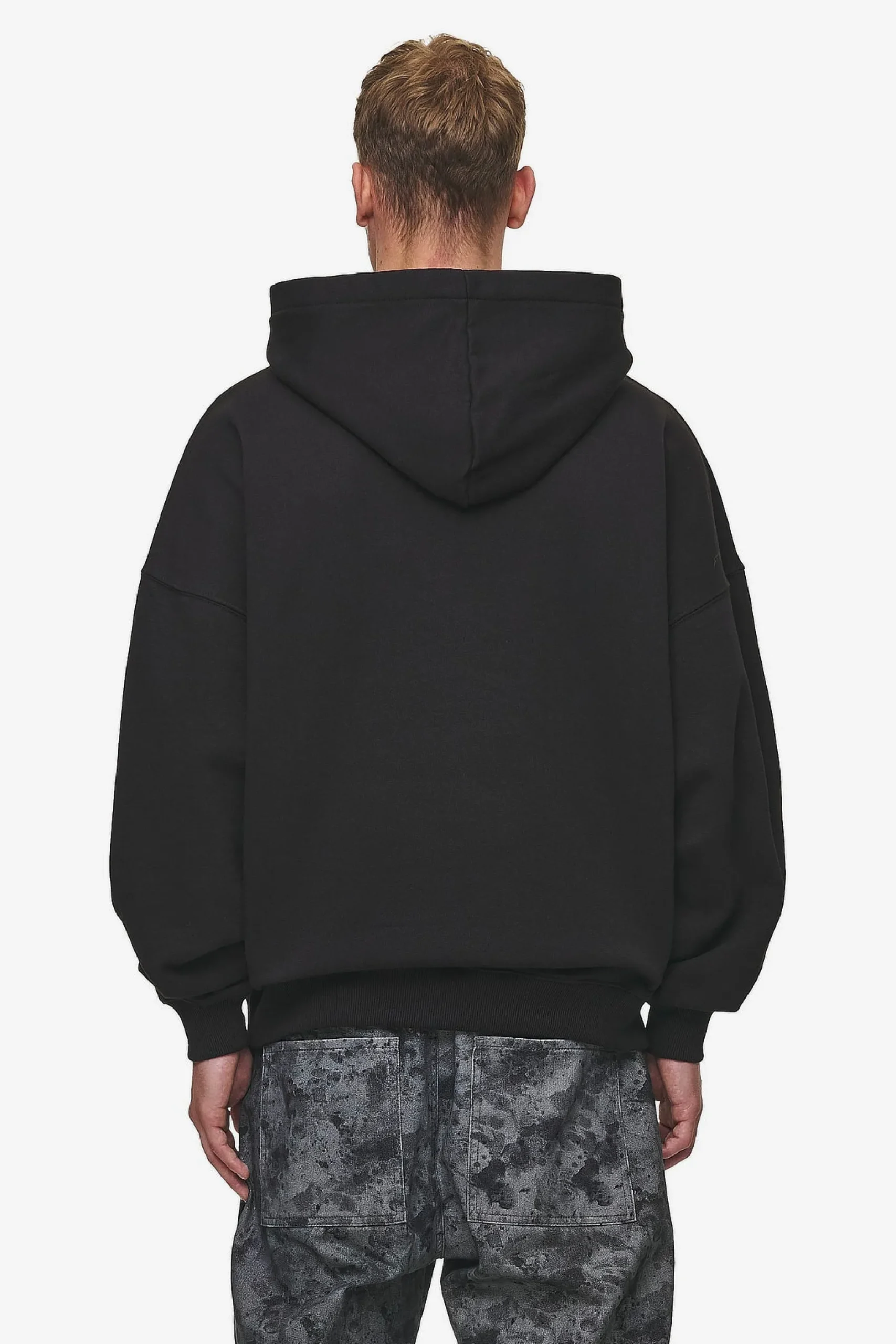 Pegador Hoodies|Baxter Boxy Hoodie Washed Black