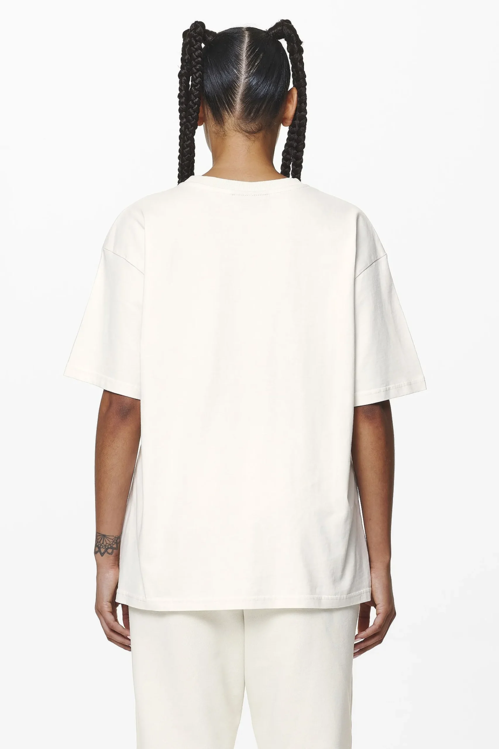 Pegador Tees|Bel Air Heavy Oversized Tee Washed Salty Cream Gum
