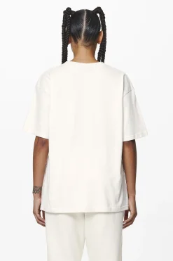 Pegador Tees|Bel Air Heavy Oversized Tee Washed Salty Cream Gum