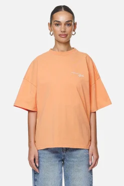Pegador Tees|Berri Heavy Oversized Tee Washed Apricot