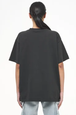 Pegador Tees|Beverly Oversized Tee Vintage Washed Iron Grey Gum