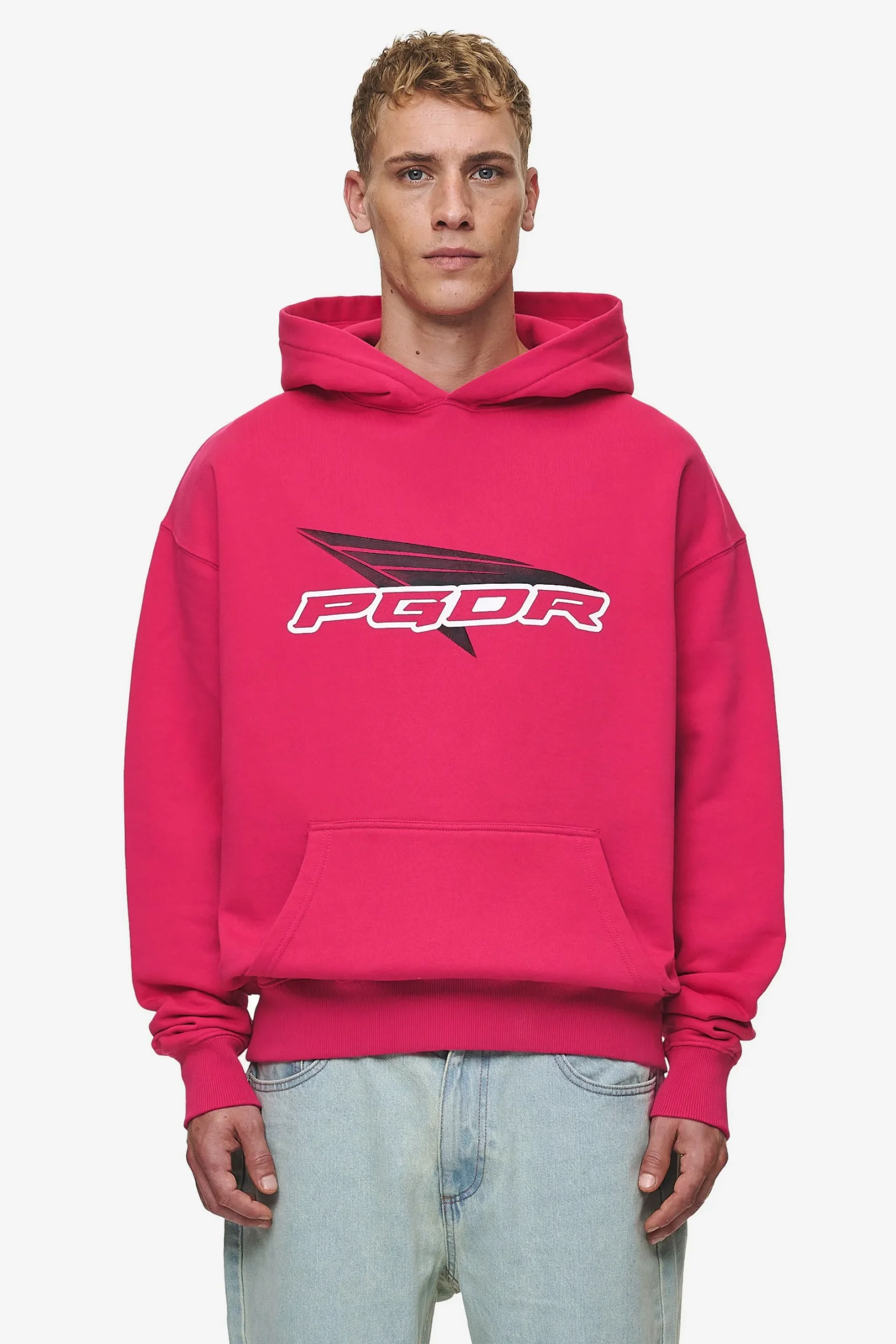 Pegador Hoodies|Blamor Oversized Hoodie Washed Virtual Pink