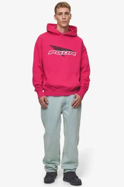 Pegador Hoodies|Blamor Oversized Hoodie Washed Virtual Pink