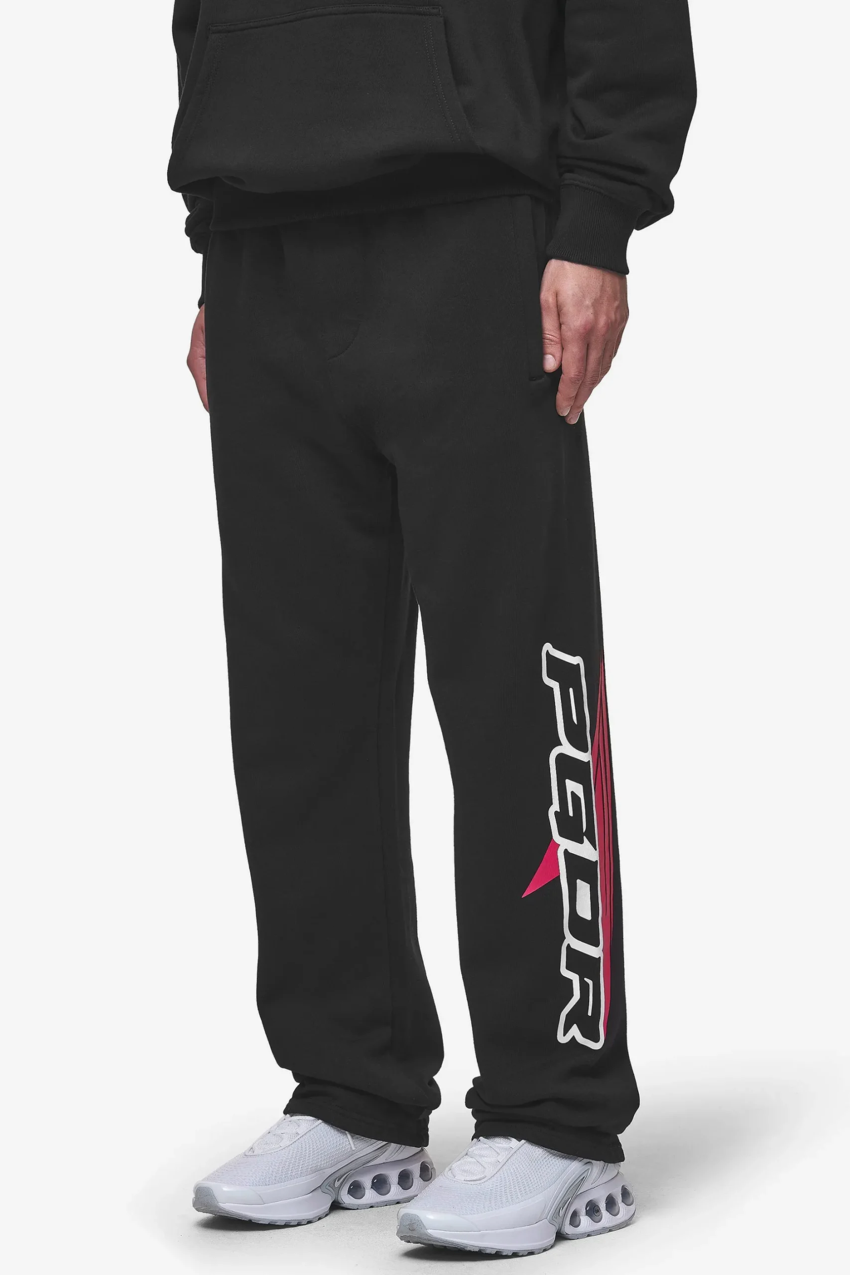 Pegador Pants & Joggers|Blamor Wide Sweat Pants Washed Black