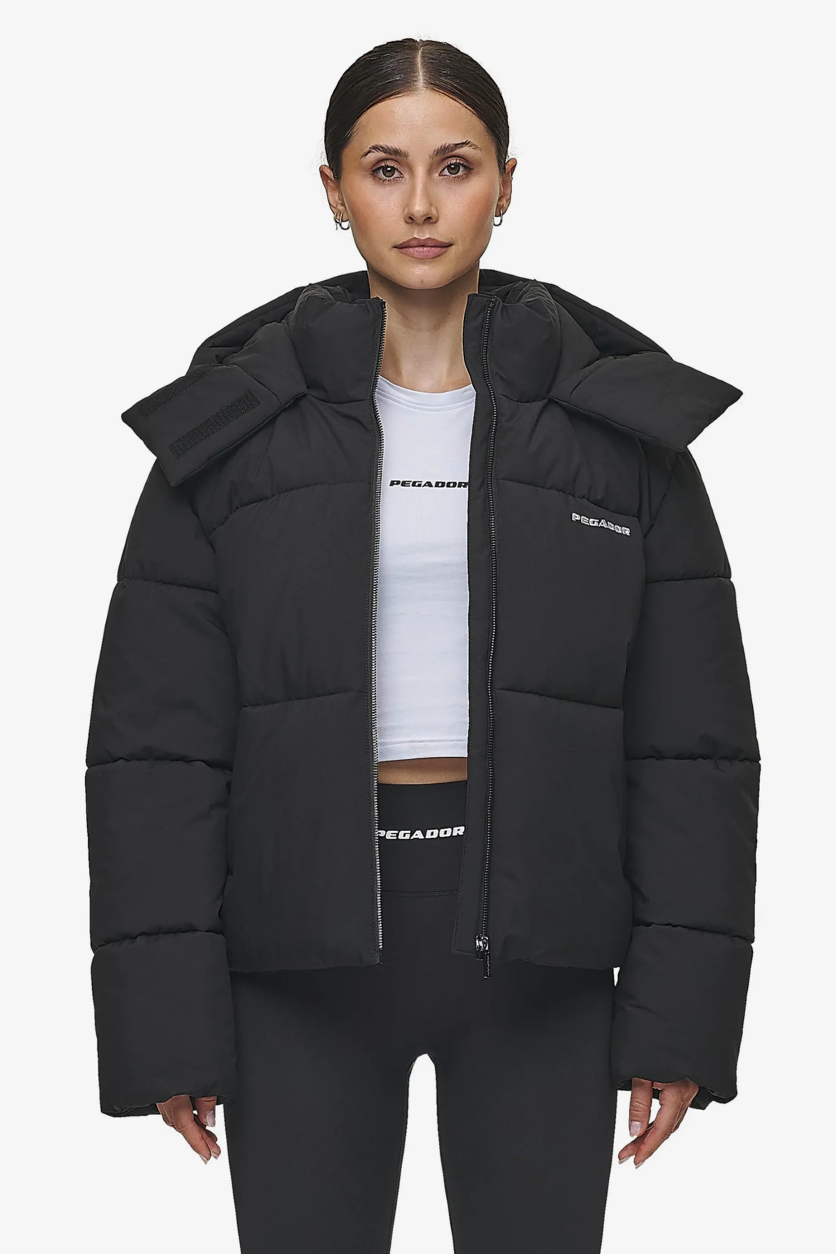 Pegador Jackets|Blanca Puffer Jacket Black