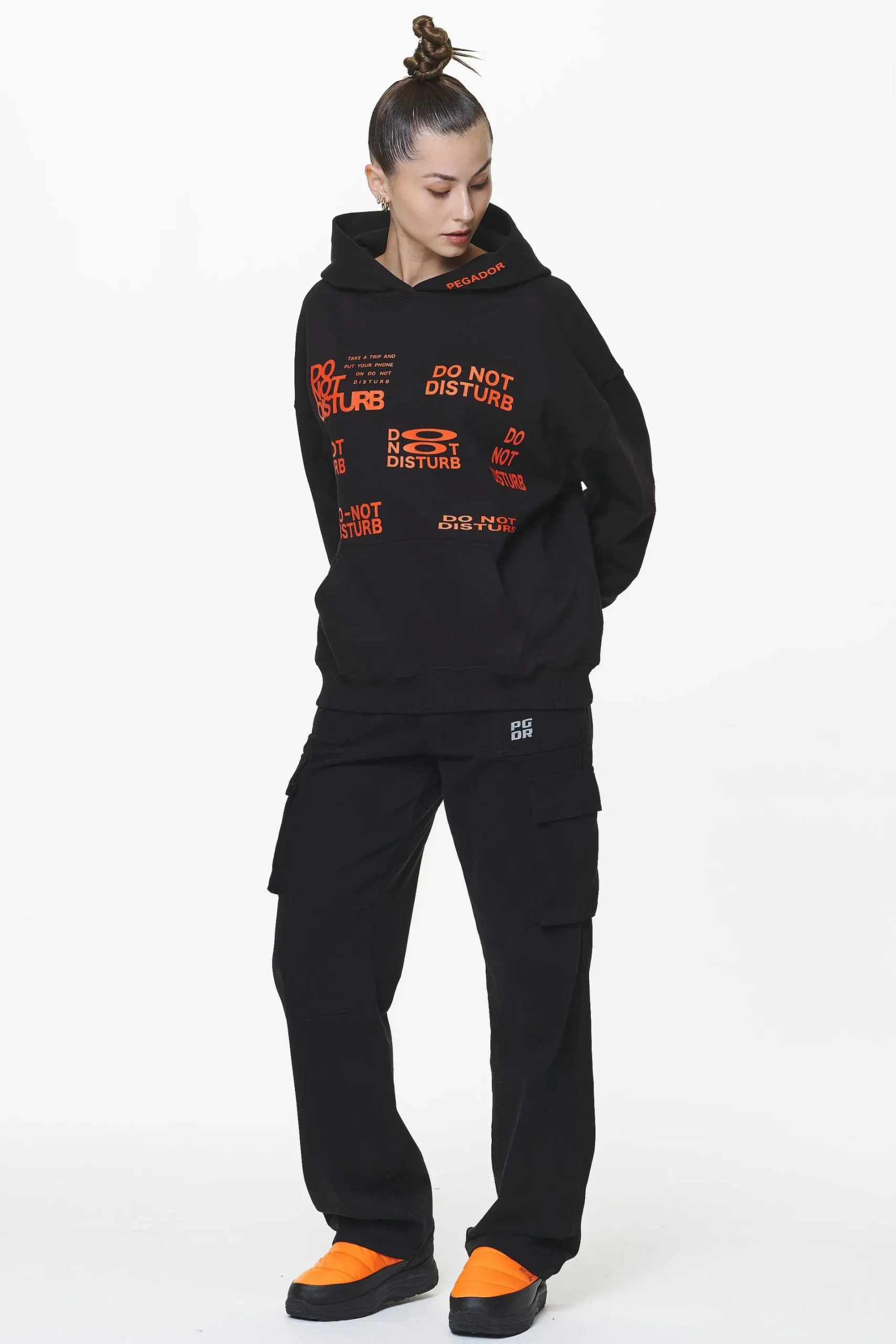 Pegador Pants|Bodo Wide Cargo Pants Black