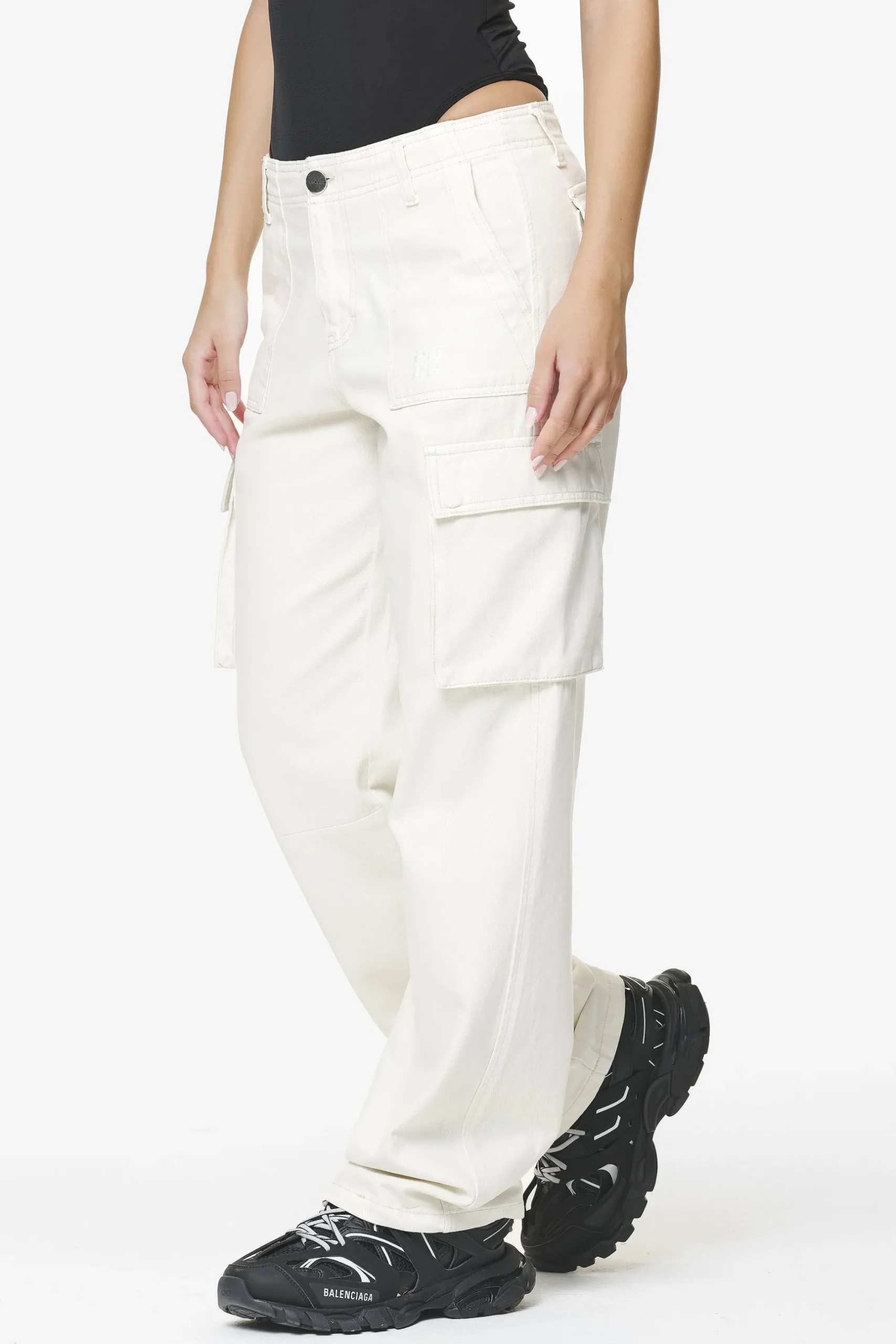 Pegador Pants|Bodo Wide Cargo Pants Salty Cream