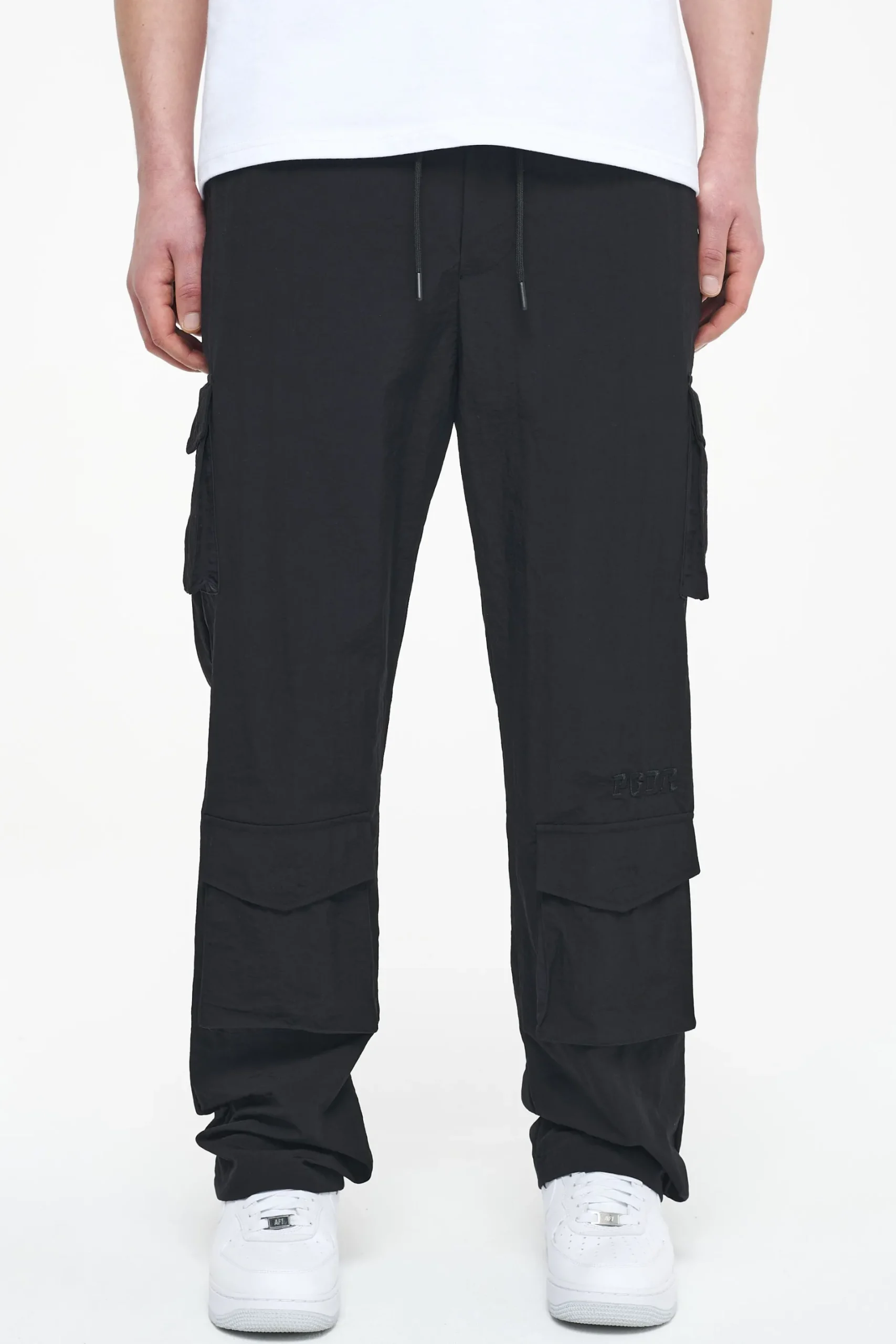 Pegador Pants & Joggers|Bonac Baggy Track Pants Black