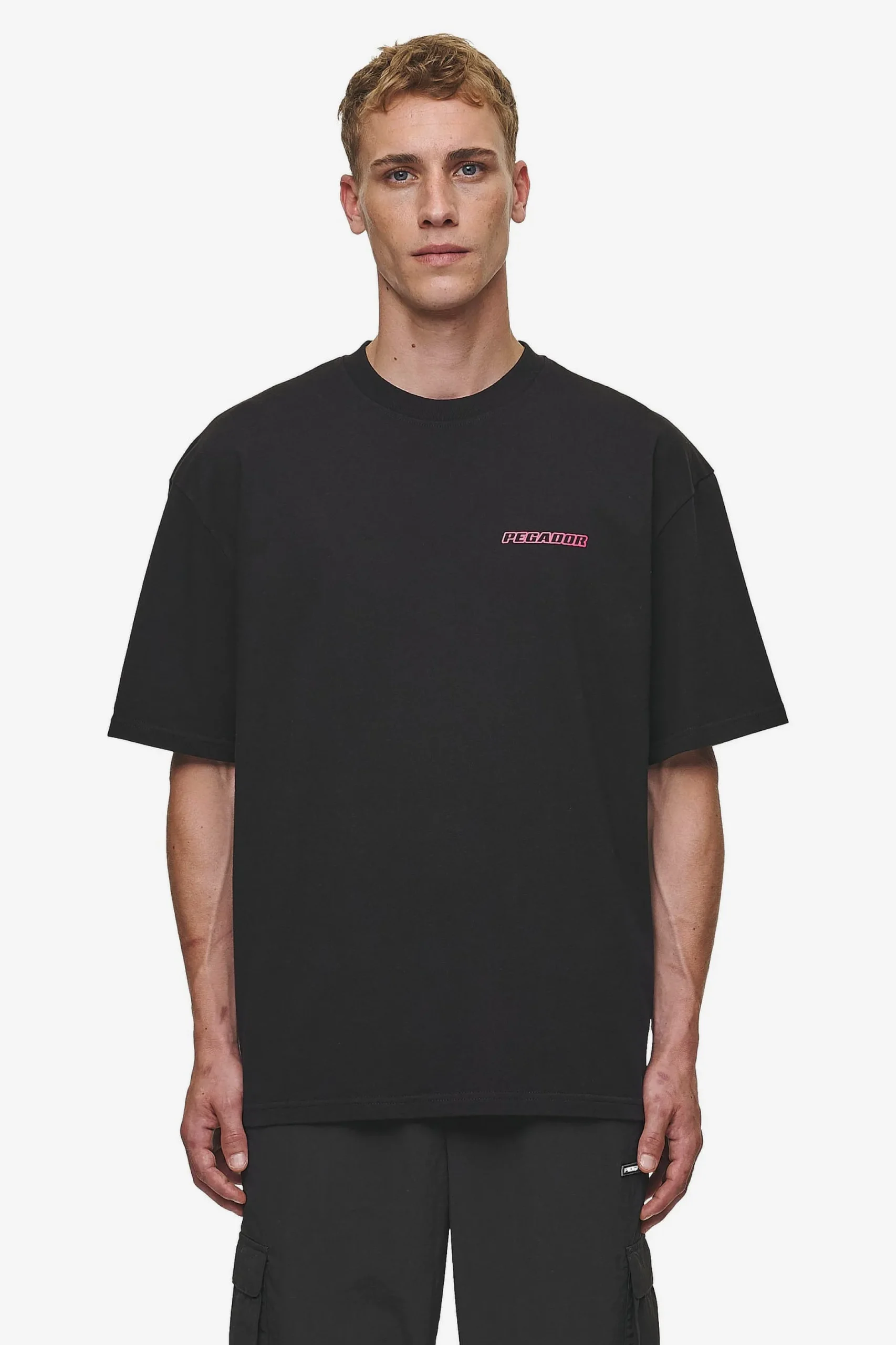 Pegador Tees|Bowin Oversized Tee Washed Black