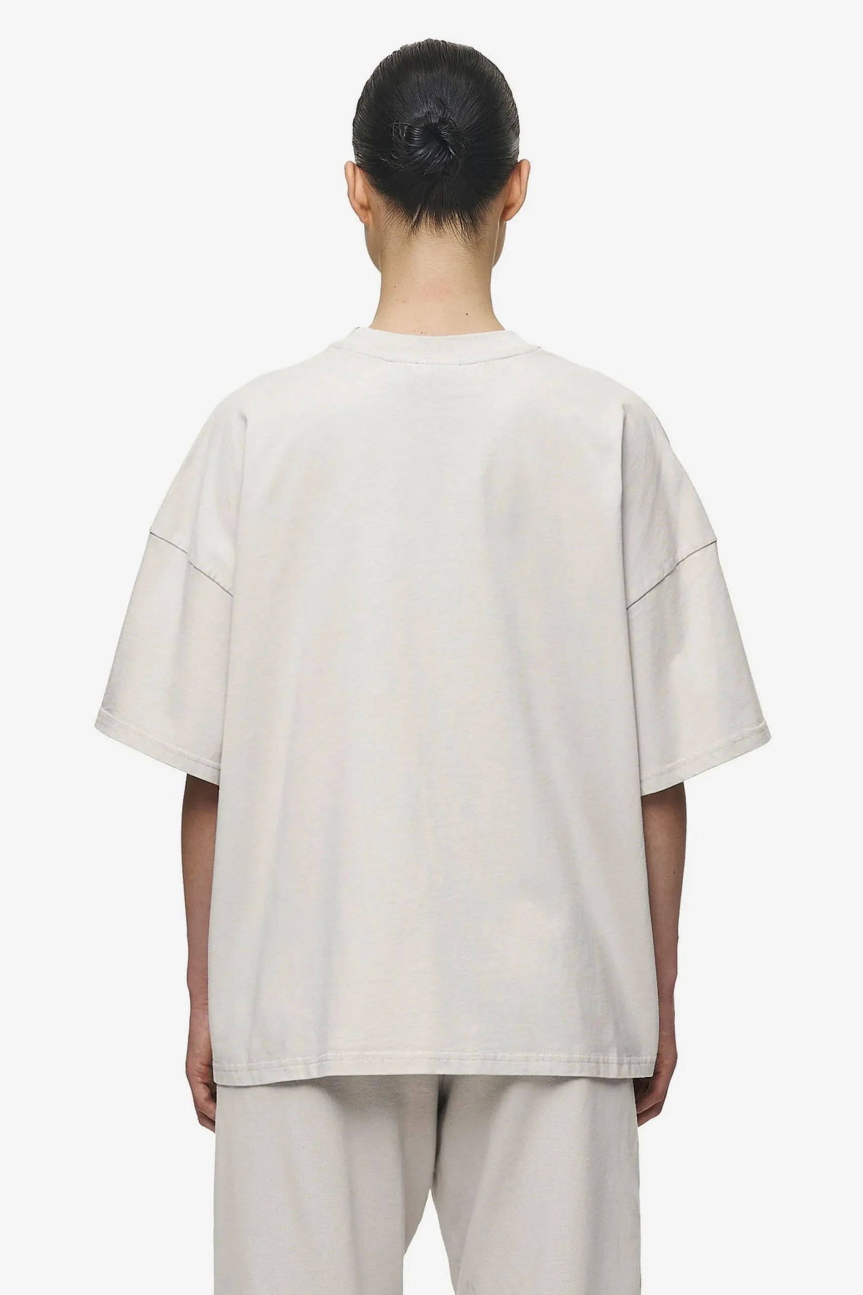 Pegador Tees|Bracy Heavy Oversized Tee Black Gum Washed Moon Grey
